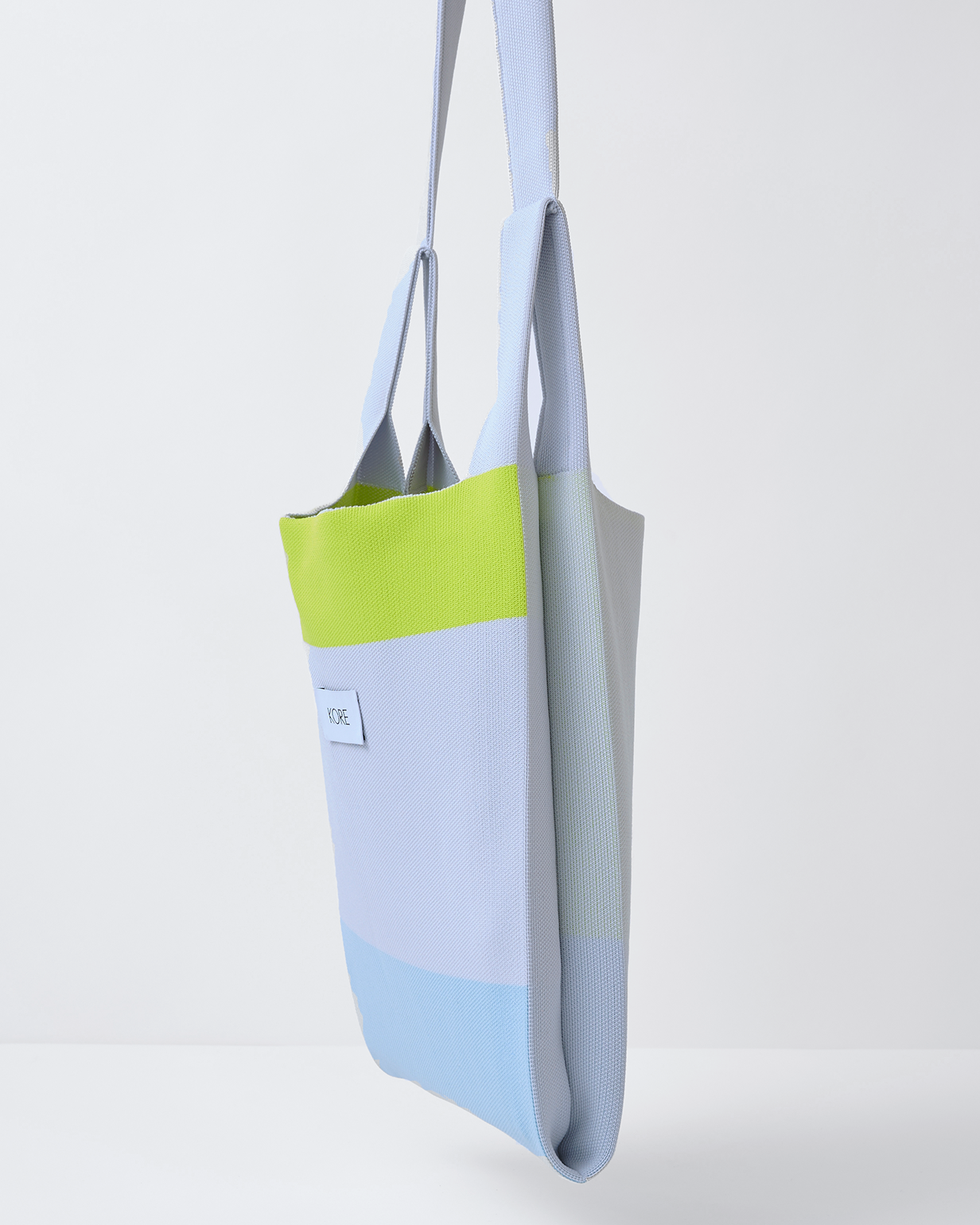 Square L in Cold Lime Block