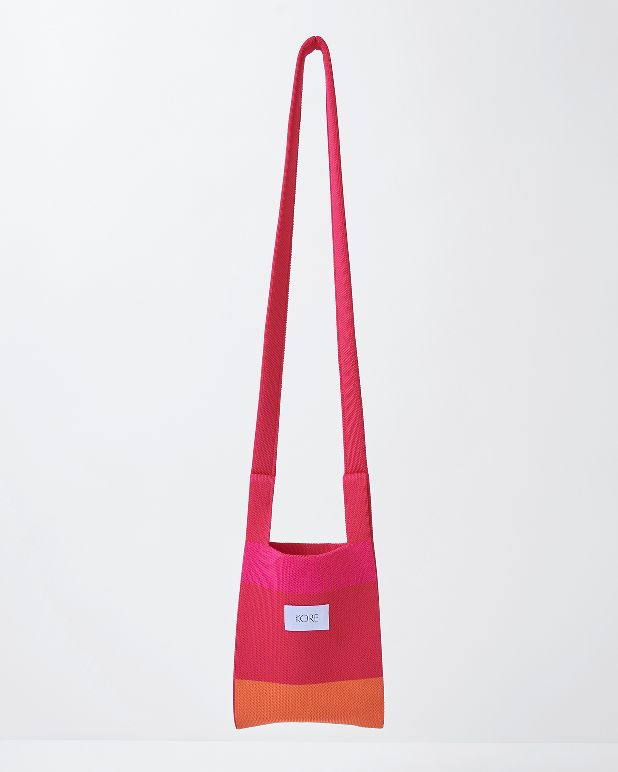 Square S in Berry Orange Block