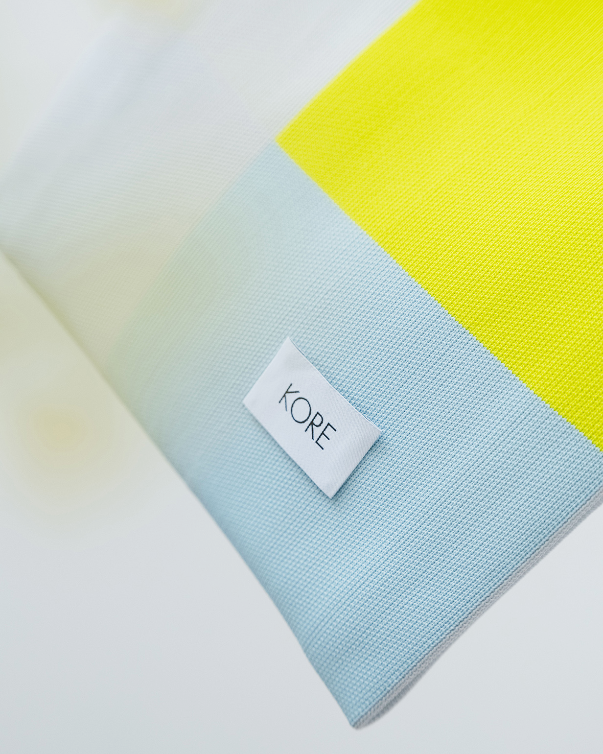 Square L in Cold Lime Block