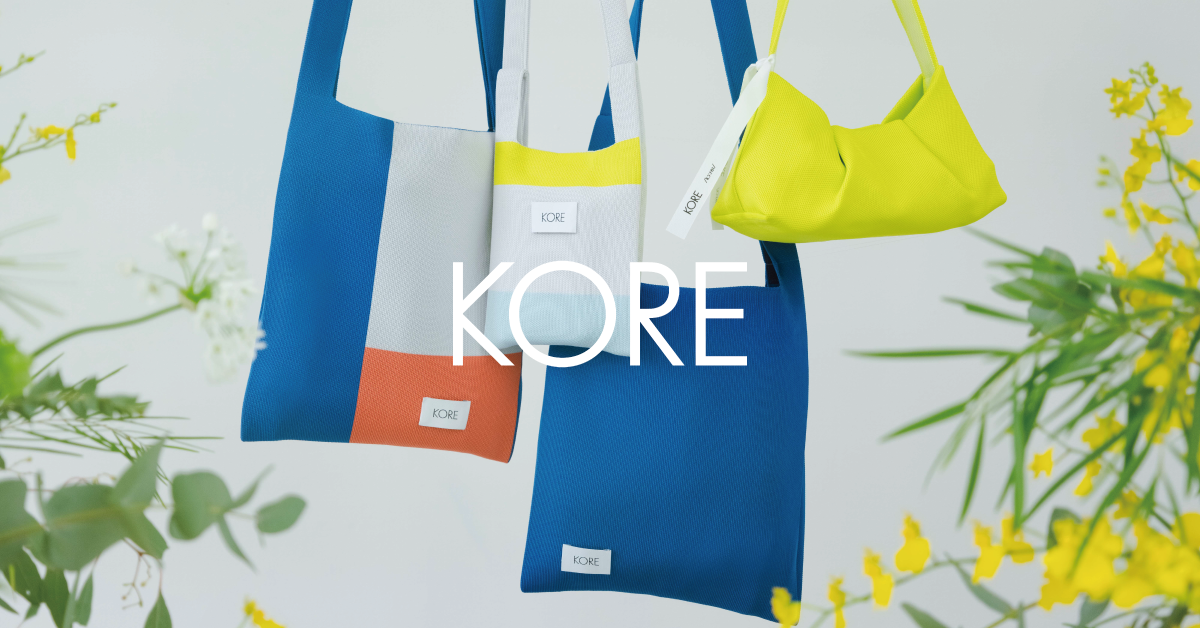 ★OROGEE★SWIM KNIT BAG★Light Blue★韓国★大人気★ KORE - Knit Bags crafted in Japan - Official Website