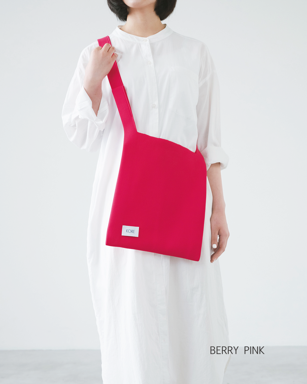 Square L in Berry Orange Block