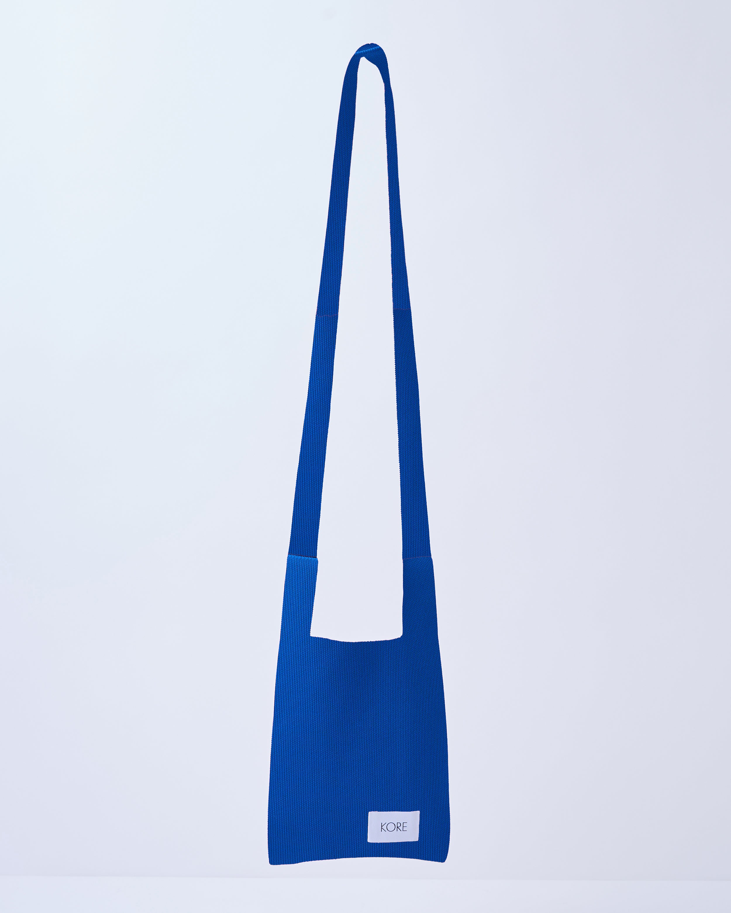 Square S in Ocean Blue 再生ポリエステルを使用した純国産ニット