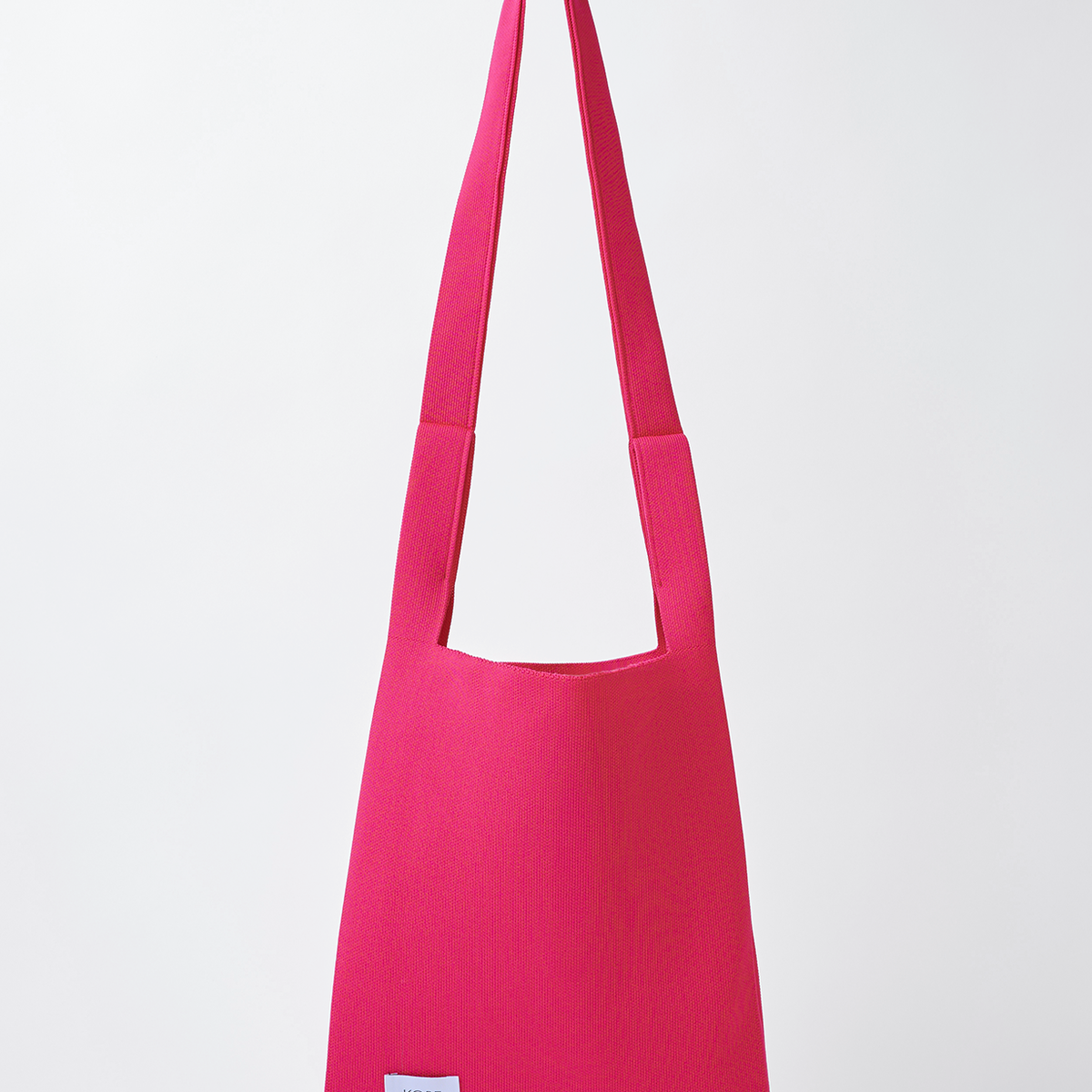 Square L in Berry Pink 再生ポリエステルを使用した純国産ニット